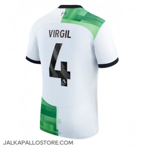 Liverpool Virgil van Dijk #4 Vieraspaita 2023-24 Lyhythihainen